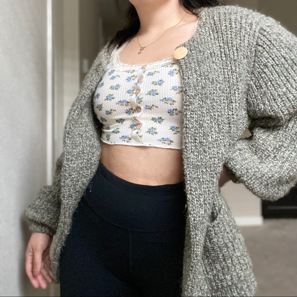 Cottage Core Grandma Knit Sweater